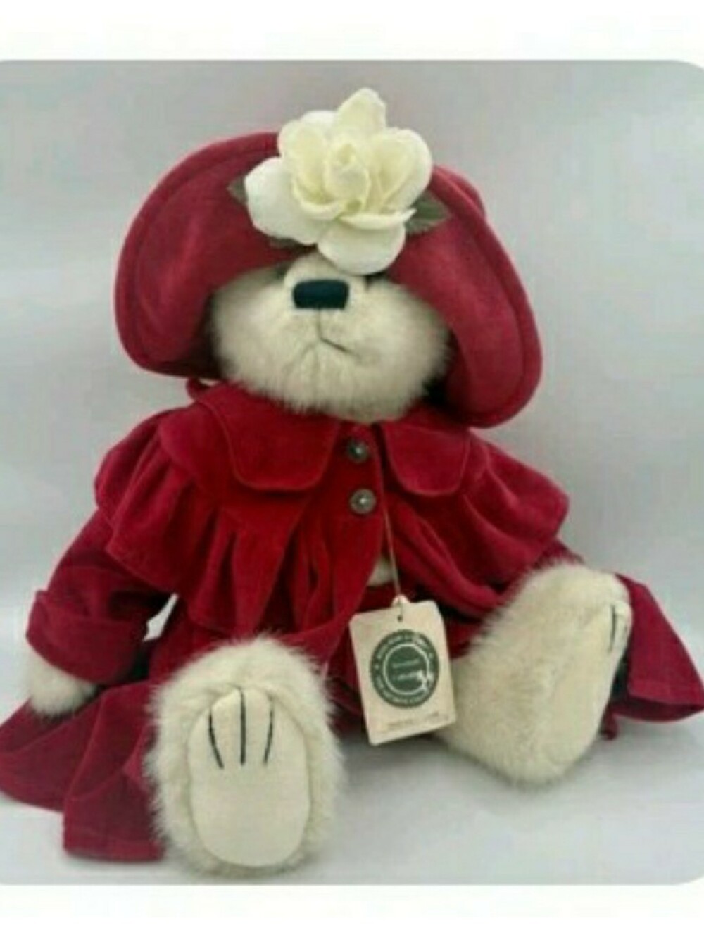 Boyds Bears Francesca LaFlame Plush in Red with Cream Accents